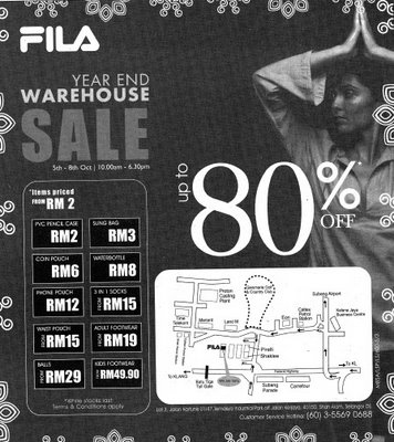 fila warehouse curtis bay